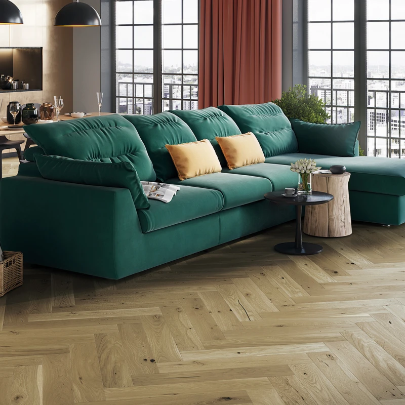 Stejar Toffee Herringbone 130 photo1